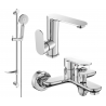 Mexen Milo DF40 Badezimmerset, Chrom - 713053DF40-00