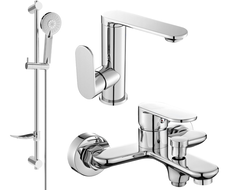 Mexen Milo DF40 Badezimmerset, Chrom - 713053DF40-00
