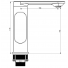 Mexen Milo DF40 Badewannenset, gold - 713053DF40-50