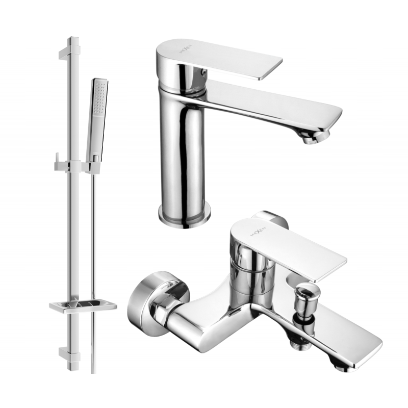Mexen Royo DQ72 Badewannen-Set, Chrom - 72203DQ72-00