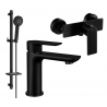 Mexen Alfa DQ40 Duschset, schwarz - 745704DQ40-70