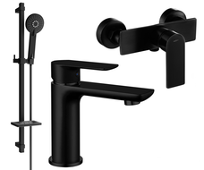 Mexen Alfa DQ40 Duschset, schwarz - 745704DQ40-70