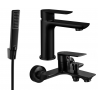 Mexen Alfa R72 Wannen-Set, schwarz - 745703R72-70