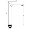 Mexen Milo DF40 Badewannenset, gold - 71313DF40-50