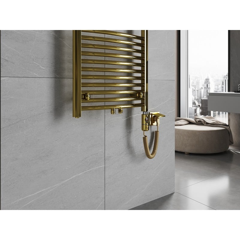 Mexen Ares Elektrischer Heizkörper 900 x 600 mm, 300 W, gold - W102-0900-600-2300-50