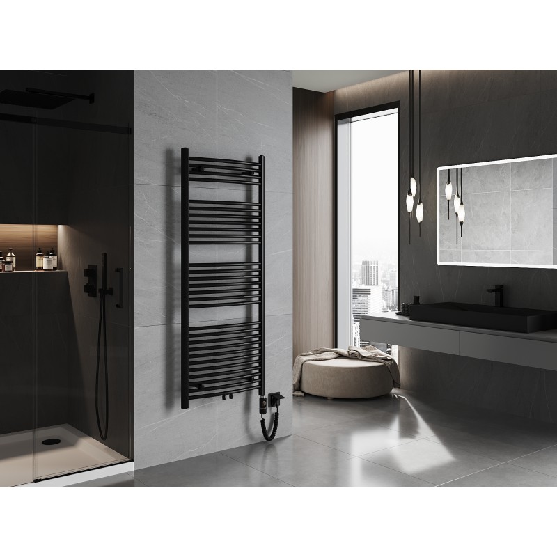 Mexen Ares elektrischer Heizkörper 1500 x 600 mm, 900 W, schwarz - W102-1500-600-2900-70