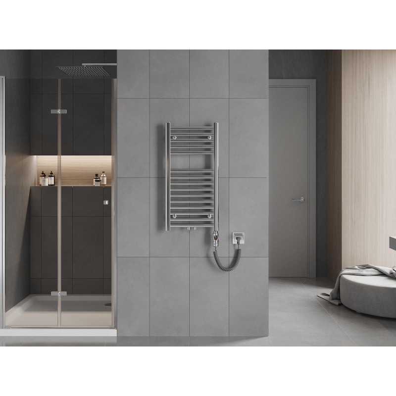 Mexen Hades Elektrischer Heizkörper 800 x 400 mm, 300 W, Chrom - W104-0800-400-2300-01