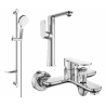 Mexen Milo DF05 Badewannen-Set, Chrom - 713153DF05-00