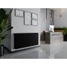 Mexen CHF20 Hygiene Flat Plattenheizkörper 400 x 1200 mm, seitlicher Anschluss, 863 W, schwarz - W420HF-040-120-70
