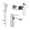 Mexen Milo DF40 Duschset, Chrom - 71304DF40-00