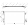 Mexen CHF20 Hygiene Flat Plattenheizkörper 500 x 400 mm, seitlicher Anschluss, 345 W, schwarz - W420HF-050-040-70