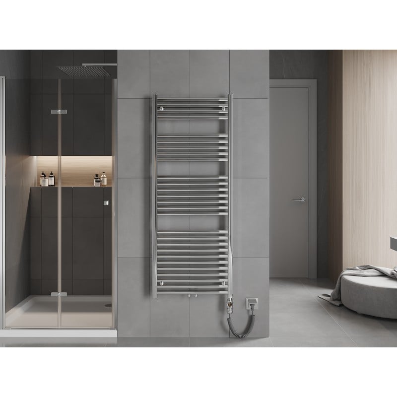 Mexen Hades elektrischer Heizkörper 1500 x 600 mm, 600 W, Chrom - W104-1500-600-2600-01