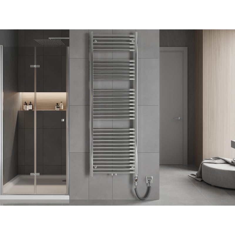 Mexen Hades elektrischer Heizkörper 1800 x 600 mm, 900 W, Chrom - W104-1800-600-2900-01