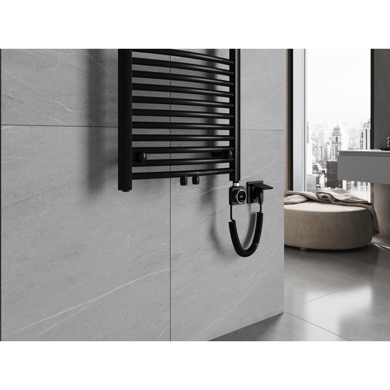 Mexen Ares elektrischer Heizkörper 500 x 400 mm, 300 W, schwarz - W102-0500-400-6300-70