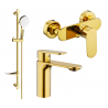 Mexen Milo DF05 Duschset, gold - 71304DF05-50