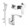 Mexen Milo DF40 Duschset, Chrom - 713054DF40-00