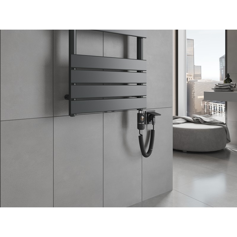 Mexen Ceres Elektrischer Heizkörper 1200 x 500 mm, 600 W, Anthrazit - W111-1200-500-2600-66