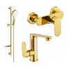 Mexen Milo DF05 Duschset, gold - 713054DF05-50