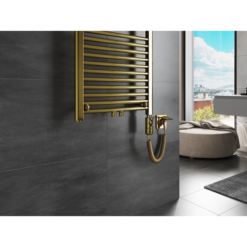 Mexen Mars elektrischer Heizkörper 900 x 500 mm, 300 W, gold - W110-0900-500-2300-50