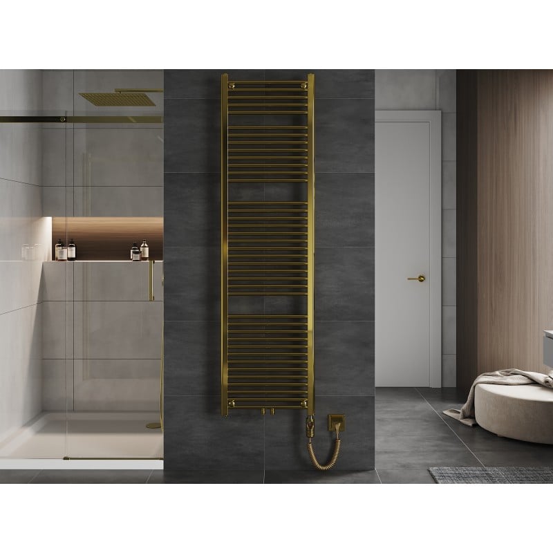 Mexen Mars elektrischer Heizkörper 1800 x 500 mm, 600 W, gold - W110-1800-500-2600-50