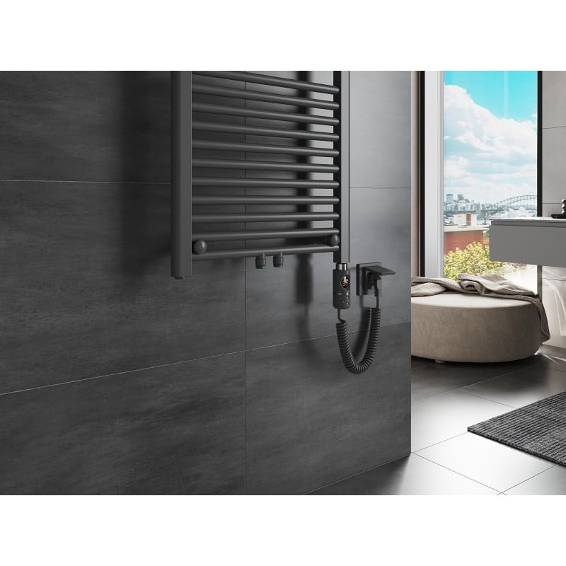 Mexen Mars elektrischer Heizkörper 1800 x 600 mm, 900 W, Anthrazit - W110-1800-600-2900-66