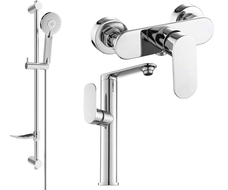 Mexen Milo DF40 Duschset, Chrom - 713154DF40-00