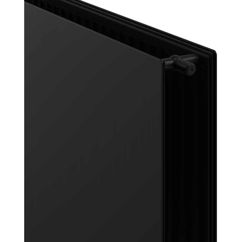 Mexen CHF20 Hygiene Flat Plattenheizkörper 600 x 1100 mm, seitlicher Anschluss, 1104 W, schwarz - W420HF-060-110-70