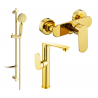 Mexen Milo DF40 Duschset, Gold - 713154DF40-50