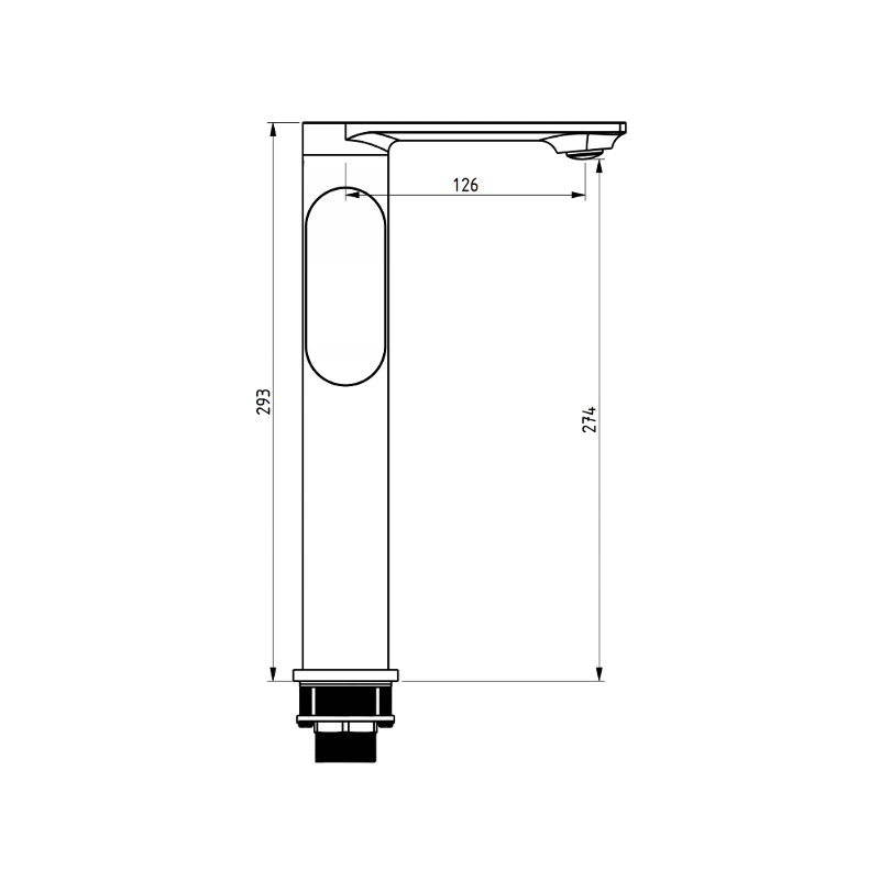 Mexen Milo DF05 Duschset, gold - 713154DF05-50