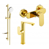 Mexen Milo DF05 Duschset, gold - 713154DF05-50