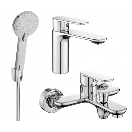 Mexen Milo R40 Badewannen-Set, Chrom - 71303R40-00