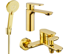 Mexen Milo R40-Badewannenset, gold - 71303R40-50