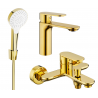 Mexen Milo R05 Badewannenset, golden - 71303R05-50