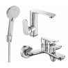 Mexen Milo R40 Badewannen-Set, Chrom - 713053R40-00