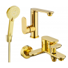 Mexen Milo R40 Badewannen-Set, gold - 713053R40-50