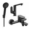 Mexen Milo R40 Badezimmerset, schwarz - 713053R40-70
