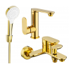 Mexen Milo R05 Badewannen-Set, Gold - 713053R05-50