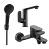 Mexen Milo R05 Wannen-Set, schwarz - 713053R05-70