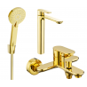 Mexen Milo R40 Badewannen-Set, gold - 71313R40-50