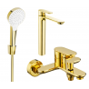 Mexen Milo R05 Badezimmersatz, Gold - 71313R05-50