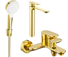 Mexen Milo R05 Badezimmersatz, Gold - 71313R05-50
