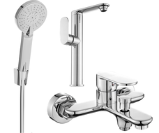 Mexen Milo R40 Badezimmerset, Chrom - 713153R40-00
