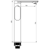 Mexen Milo R40 Badewannenset, gold - 713153R40-50