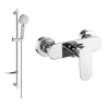 Mexen Milo DF40 Duscharmatur mit Duschset, Chrom - 7134R40-00