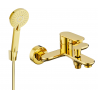 Mexen Milo R40 Badewannenarmatur mit Duschset, gold - 7133R40-50