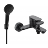 Mexen Milo R05 Badewannenarmatur mit Duschset, schwarz - 7133R05-70