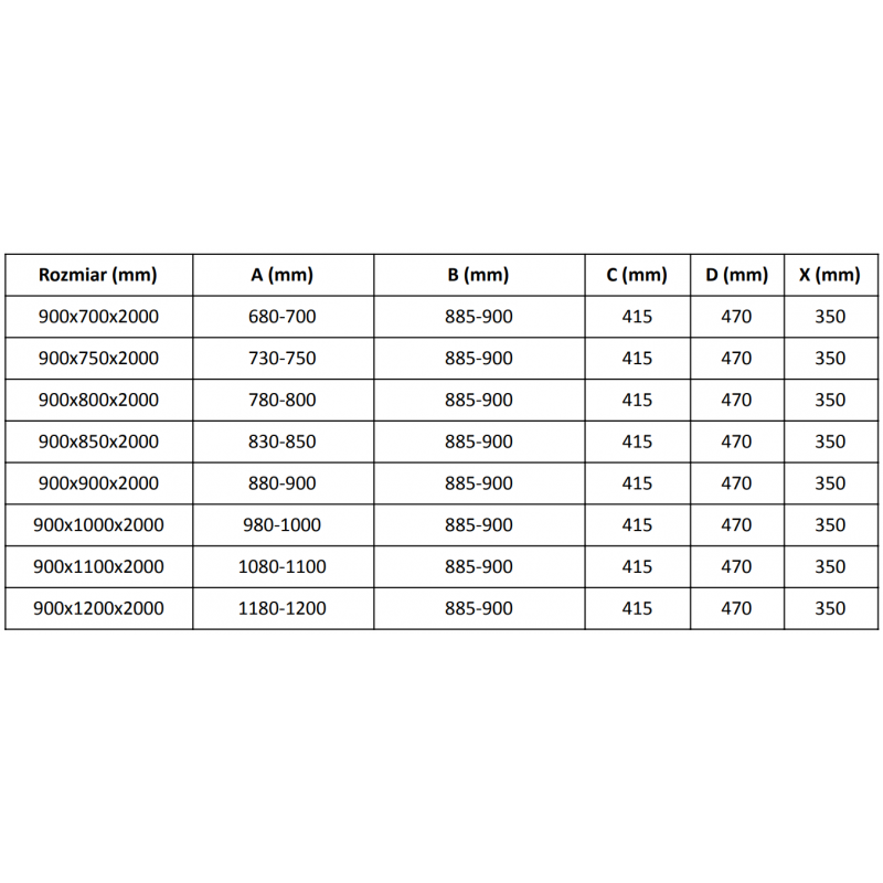 Mexen Velar Schiebeduschkabine 90 x 80 cm, mattiert, Chrom - 871-090-080-31-01