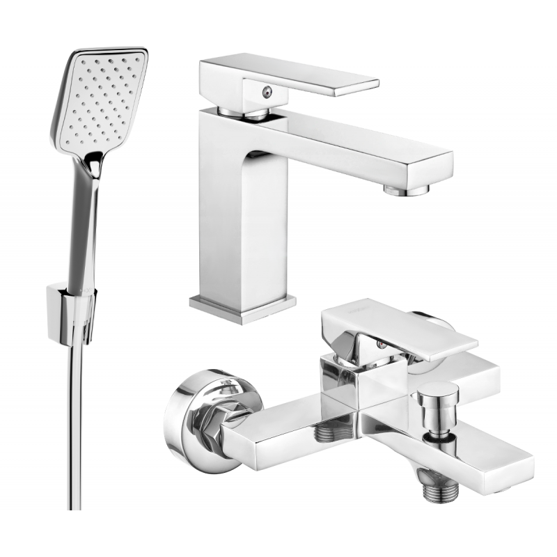 Mexen Uno R62 Badewannen-Set, Chrom - 71403R62-00