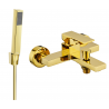 Mexen Uno R77 Badewannenbatterie mit Duschset, gold - 7143R77-50