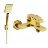 Mexen Uno R62 Badewannenarmatur mit Duschset, gold - 7143R62-50